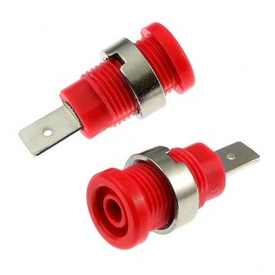 Z017 4mm RED штекер