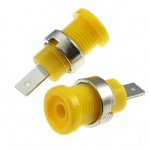 Z017 4mm YELLOW штекер