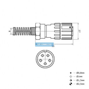 FQ18-5pin TJ-8 быстроразъемные SZC даташит схема