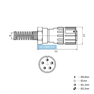 FQ18-6pin TJ-8 быстроразъемные SZC даташит схема