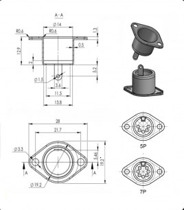 SZC-0253 7p разъем SZC даташит схема