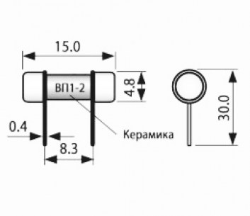 ВП1-2 1А предохранители РАДИОДЕТАЛЬ даташит схема