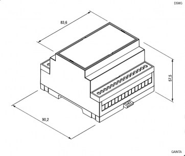D5MG (83.6x90.2x57.5) GAINTA корпус для рэа GAINTA даташит схема