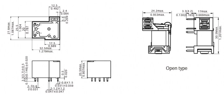 NT90-RHAS-DC12V-C-B-0.9 FORWARD реле электромагнитное FORWARD даташит схема