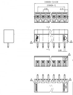 15EDGVC-3.5-02P-14-00A(H) клеммники degson DEGSON схема фото