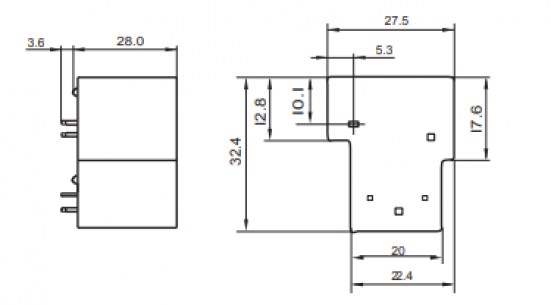 HK15F-DC12V-SH1C HKE реле электромагнитное HKE даташит схема