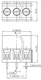 DG500-5.08-02P-14-00A(H) клеммники degson DEGSON даташит схема