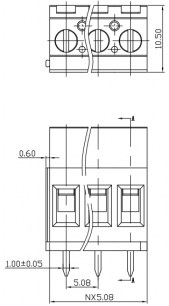 DG129-5.08-02P-14-00A(H) клеммники degson DEGSON даташит схема