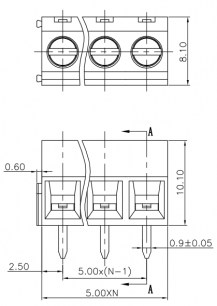 DG127-5.0-03P-14-00Z(H) клеммники degson DEGSON даташит схема