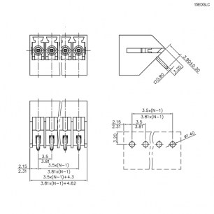 15EDGLC-3.5-03P-14-00A(H) клеммники degson DEGSON даташит схема