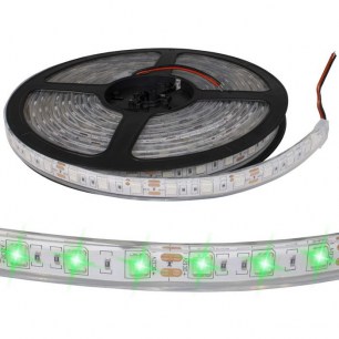 5050 300LED IP68 12V GREEN светодиодная лента