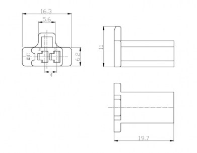 7021A-2.8-21 автомобильный соединитель RUICHI даташит схема