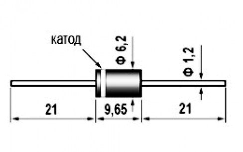 КД105В низковольтный диод СЗТП даташит схема