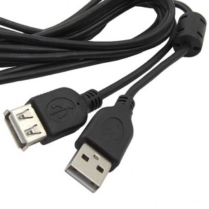USB-A F USB-A M 1.8m F (SZC) компьютерные шнуры