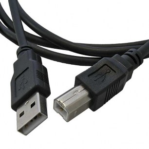 USB-B M USB-A M 1.5m black (SZC) компьютерные шнуры