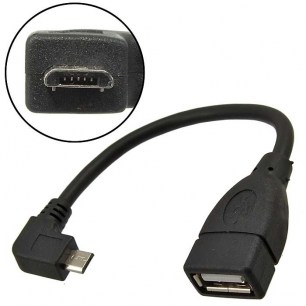 USB AF to MicroUSB 90 degrees (SZC) компьютерные шнуры