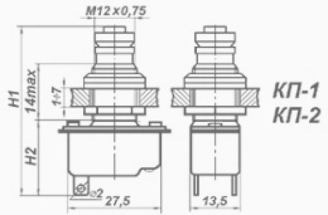 КП-2 (2020г) переключатель кнопочный СЗР даташит схема