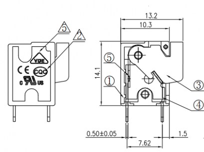 DG142V-5.08-04P-14-00A(H) клеммники degson DEGSON даташит схема