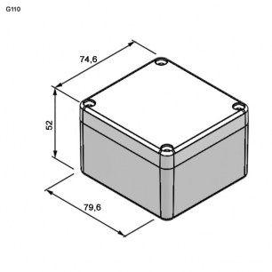 G110 (79.6x74.6x52) корпус для рэа GAINTA даташит схема