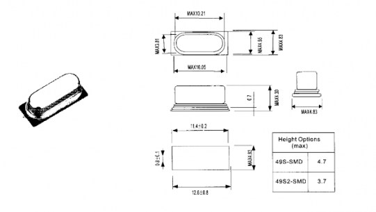 HC49SM-7.3728MHZ-20PF кварцевые резонаторы STRONG даташит схема