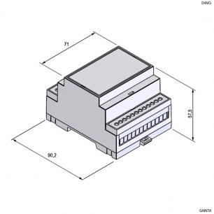 D4MG-BK (71x90.2x57.5) корпус для рэа GAINTA даташит схема