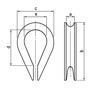 Коуш DIN 6899 d 8 RUICHI даташит схема