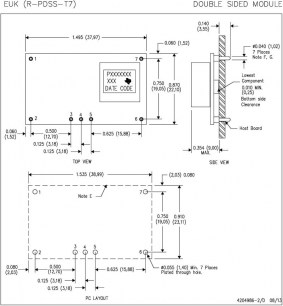 PTN78020WAH микросхема питания Texas Instruments даташит схема