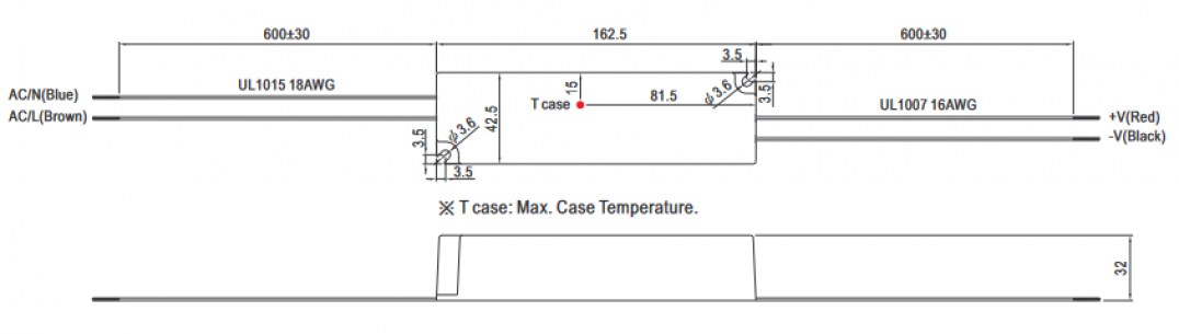 LPC-60-1400 драйверы для светодиодов MEAN WELL даташит схема