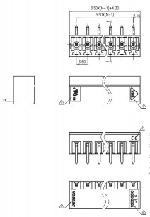 15EDGRC-3.5-06P-14-00Z(H) клеммники degson DEGSON даташит схема