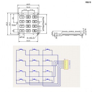 RB519 клавиатура RUICHI даташит схема