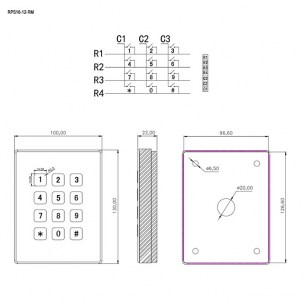 RPS16-12-RM pin клавиатура RUICHI даташит схема