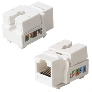 RH-RJ45U5E/90W модули keystone jack