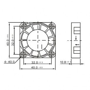 RQD 4010MS 5VDC вентиляторы dc TIDAR даташит схема