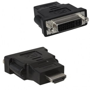 HDMI (m)-DVI-I (f) разъем