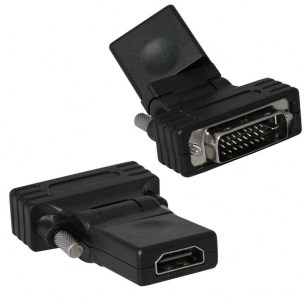DVI-D (m)-HDMI (f) turn разъем