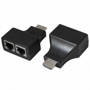 HDMI (m)-RJ-45(8P-8C) разъем
