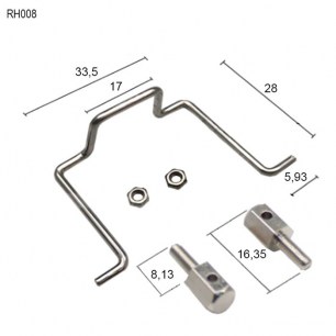 Скоба IEC 60320 RH008 разъемы питания RUICHI даташит схема