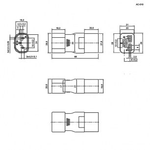 AC-010 разъемы питания RUICHI даташит схема