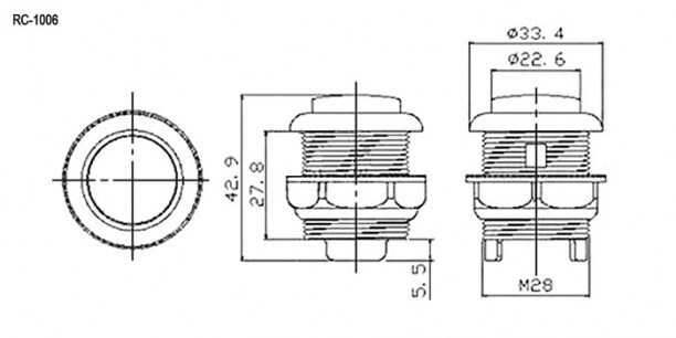 RC-1006-24-R gmsi кнопка RUICHI даташит схема