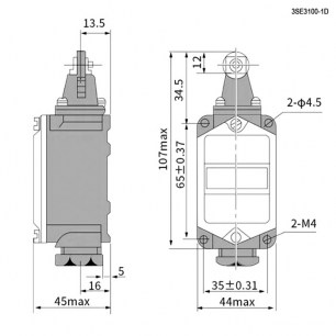 3SE3 100-1D выключатель путевой RUICHI даташит схема