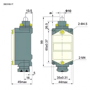 3SE3 100-1T выключатель путевой RUICHI даташит схема