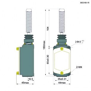 3SE3 100-1R выключатель путевой RUICHI даташит схема