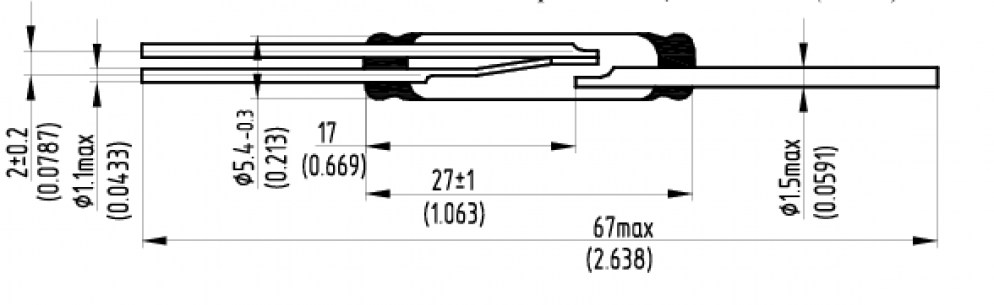 МКС-27701 геркон РЗМКП даташит схема