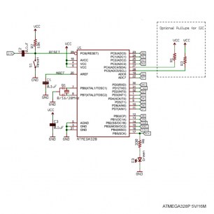 ATMEGA328P 5V/16M электронные модули (arduino) RUICHI даташит схема