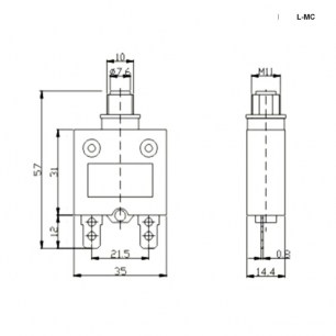 L-MC 50A-B автоматические выключатели RUICHI даташит схема