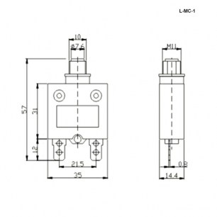 L-MC-1 50A-B автоматические выключатели RUICHI даташит схема