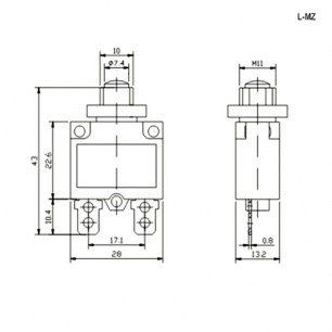 L-MZ 10A R автоматические выключатели RUICHI даташит схема