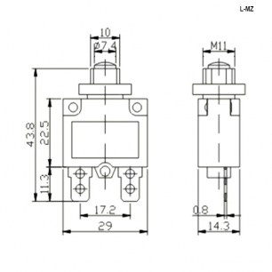 L-MZ 18A-B автоматические выключатели RUICHI даташит схема