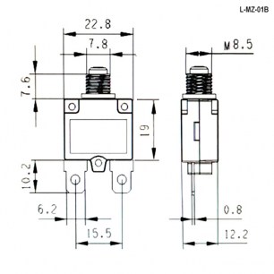 L-MZ-01B 15A-B автоматические выключатели RUICHI даташит схема