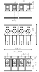 15EDGK-5.08-03P-14-00A(H) клеммники degson DEGSON даташит схема